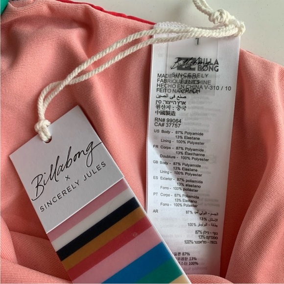 Billabong x Sincerely Jules Mas Fiestas Swimsuit - Picture 5 of 5